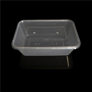 1500ml pp microwave plastic food container with lid