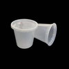 24oz ODM/OEM Disposable Plastic Round Microwave Food Container, Leak Proof Stackable Soup Cup