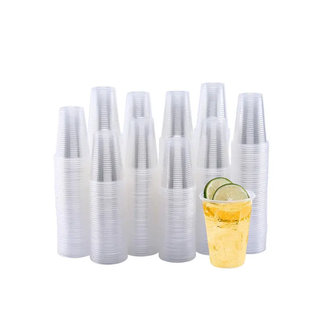 Manufacturer Direct Food Grade Raw Material Custom PP Clear Plastic Disposable Drinking Plastic Cup