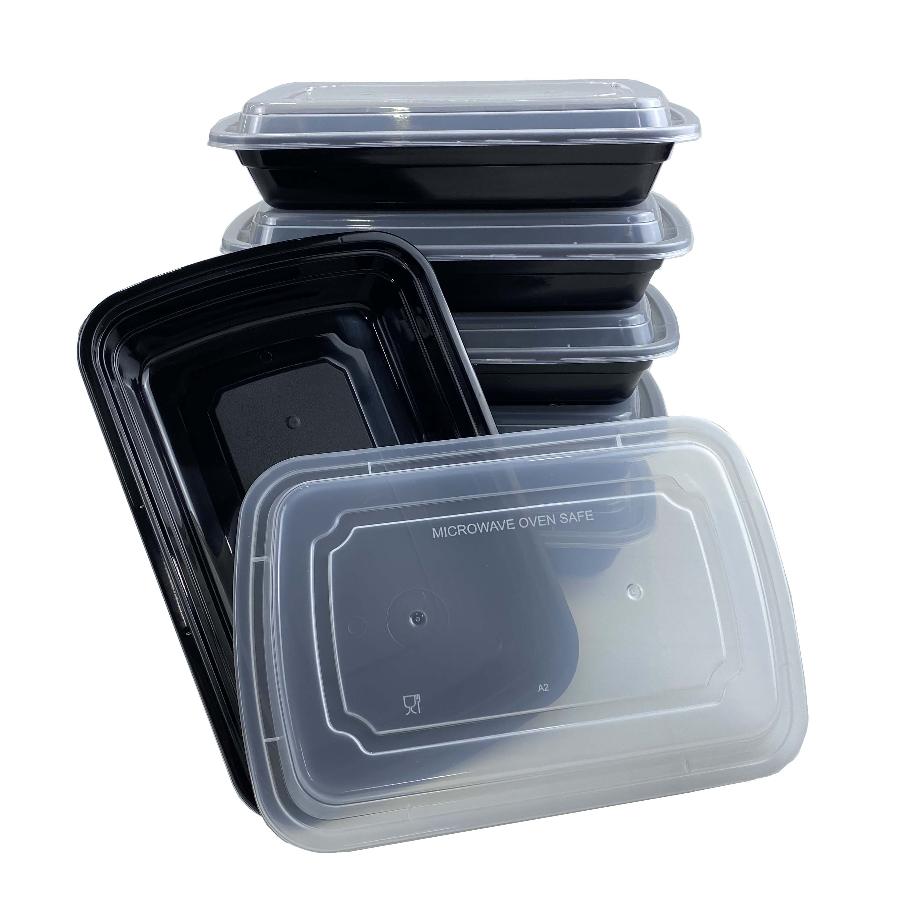 New disposable plastic food containers