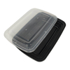 24oz Microwaveable Safe Disposable Plastic Meal Prep Food Container With Lid