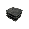 1000ml disposable pp 4-compartment takeaway food container set
