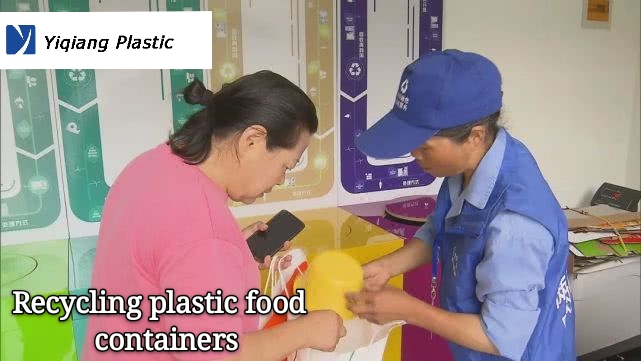 Can dirty plastic food containers be recycled? Of course!