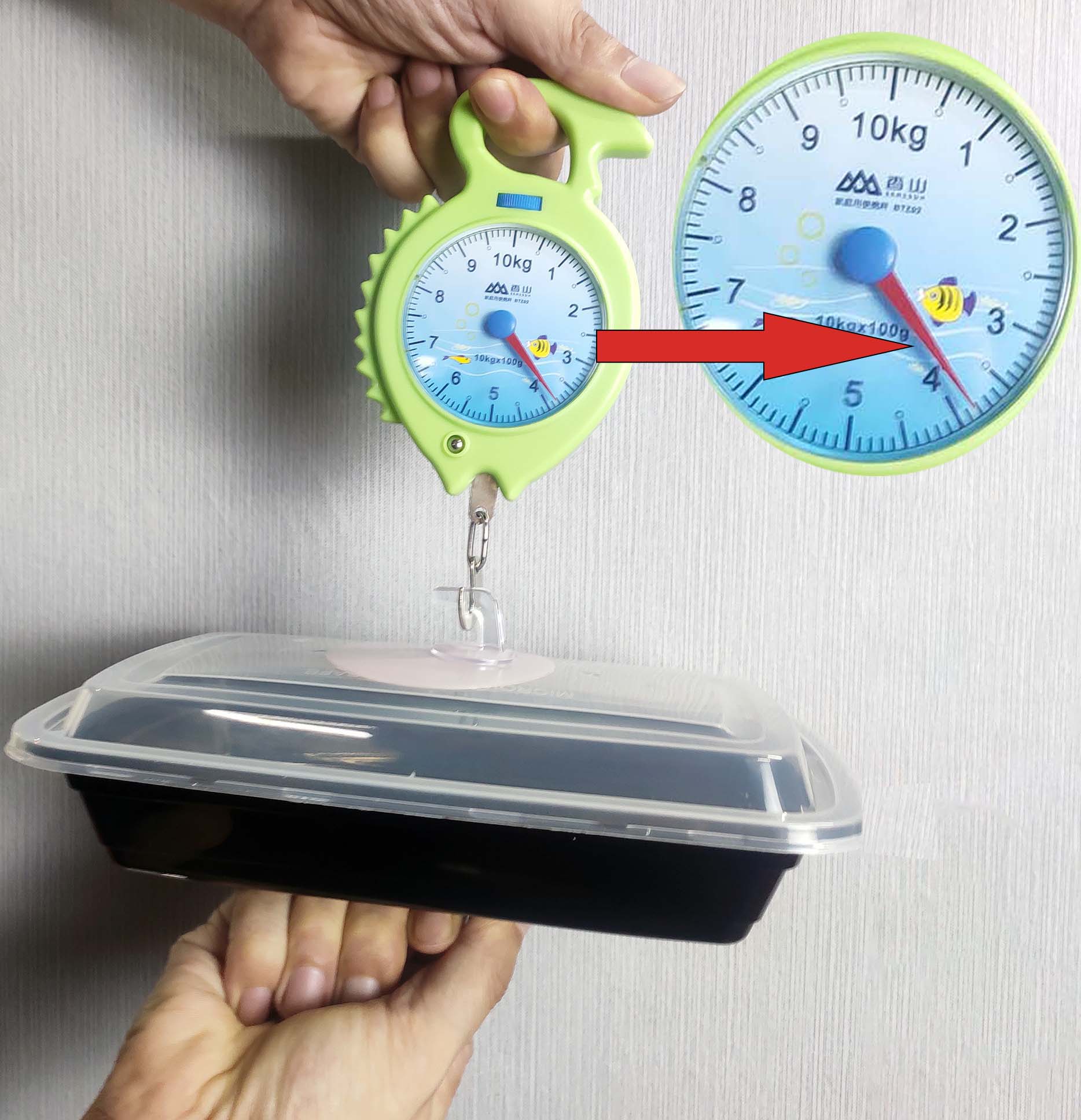 Black Rectangular Food Container