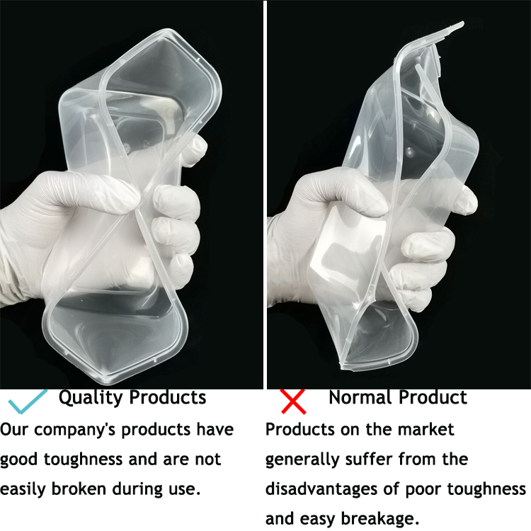 Disposable food container that will not be brittle