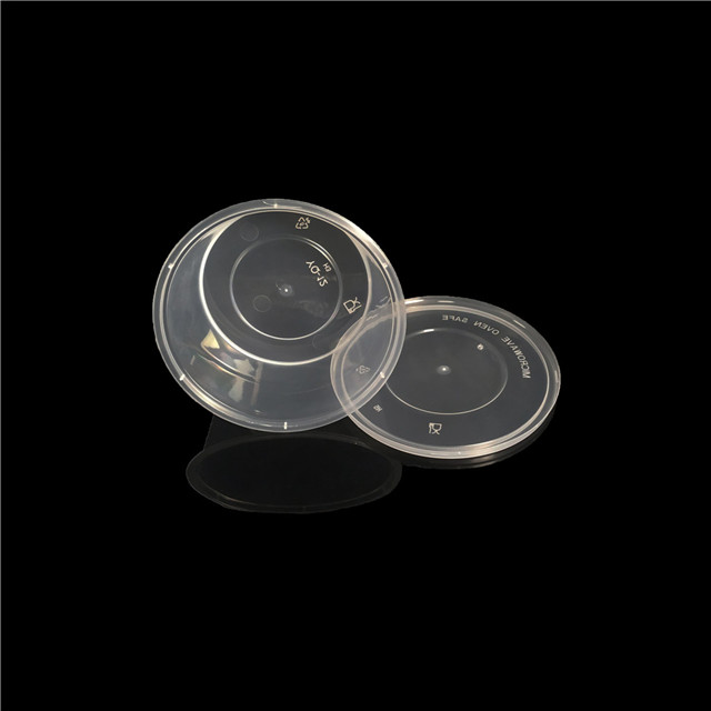 12oz Plastic Disposable Microwave Safe Transparent Round Take Out Meal Prep Containers