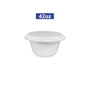 42oz Round Microwave-Safe Noodle Bowl with Lid