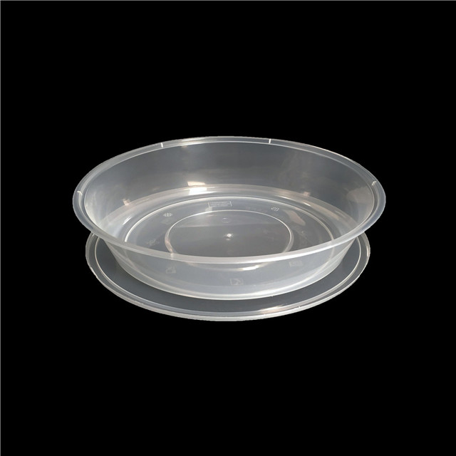 2250ml meal prep containers plastic round food containers disposable lunch bento boxes