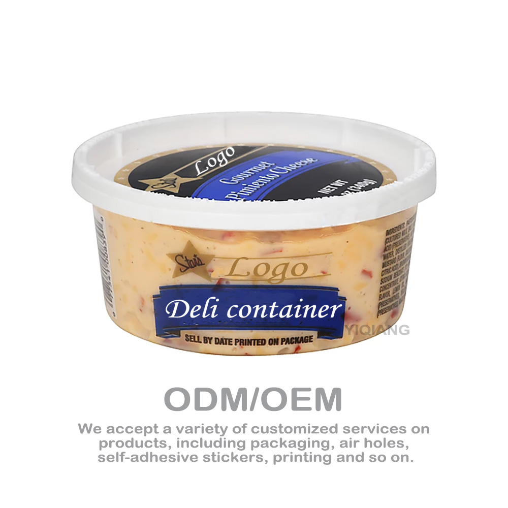 64oz Plastic Leak-Proof Round Deli Container