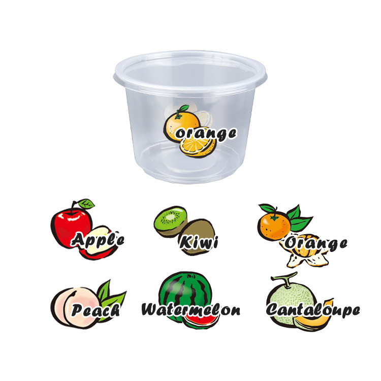 12oz Round Vacuum-Formed Deli Container with Lid