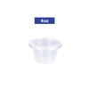 4oz Disposable Plastic Sauce Condiment Portion Cup Container