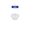 2oz Disposable Plastic Sauce Condiment Portion Cup Container