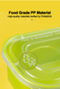 Rectangular 350ml Small Portions Multi-color Disposable Plastic To Go Food Containers