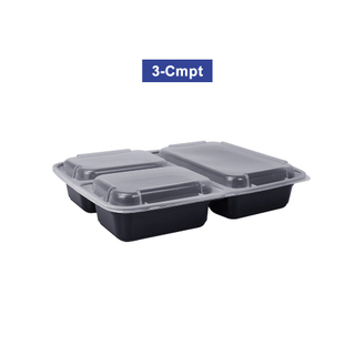 1000ml 3 Compartment Food Containers Storage Leak Proof Lunch Box with Lid 