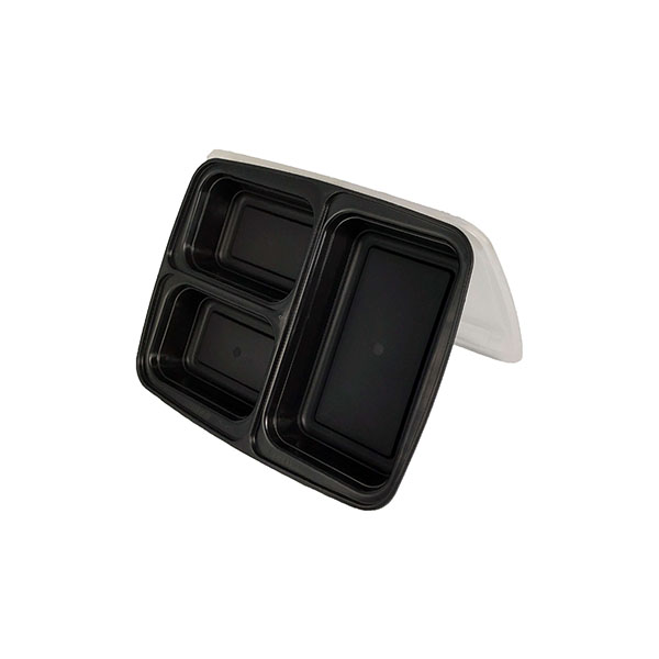 3 Compartment storage Take Away Plastic storage Food Container